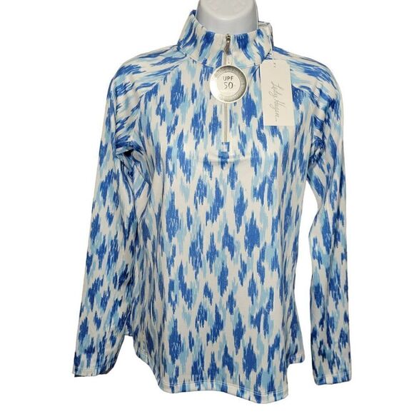 Lady Hagen Golf Pullover 1/4 Zip Long Sleeve Shirt Women Size XS UPF 50 Blue NEW - Picture 2 of 16
